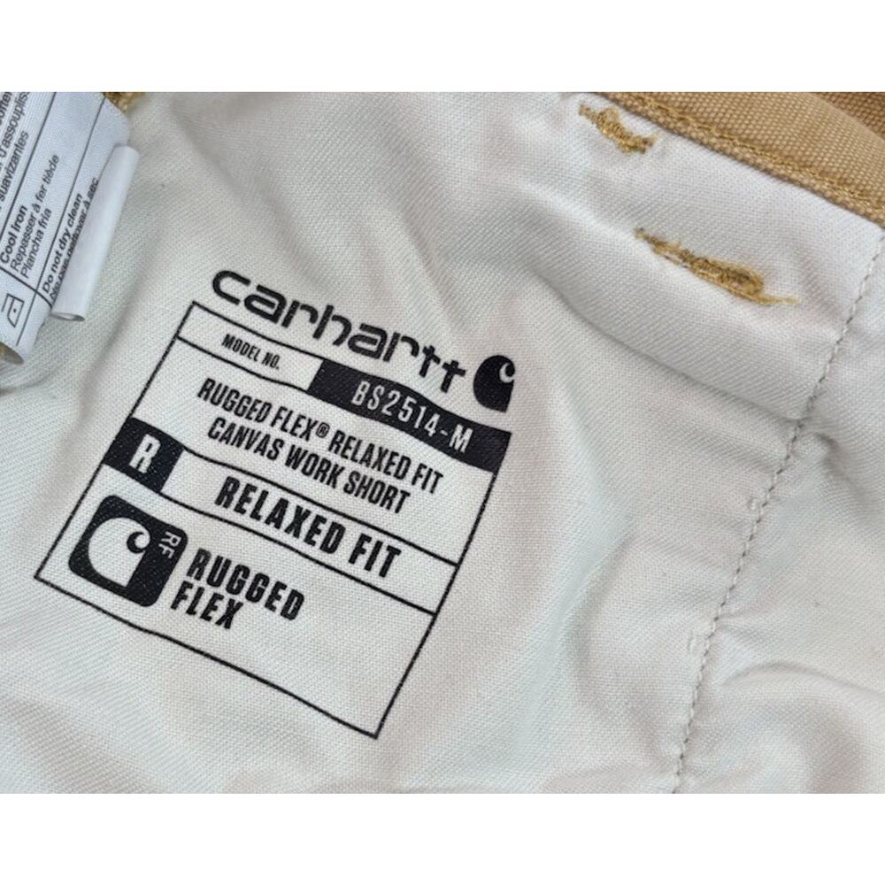 Carhartt Men’s Rugged Flex Relaxed Fit Canvas Work Shorts Size 42 BS2514-M - Picture 6 of 9